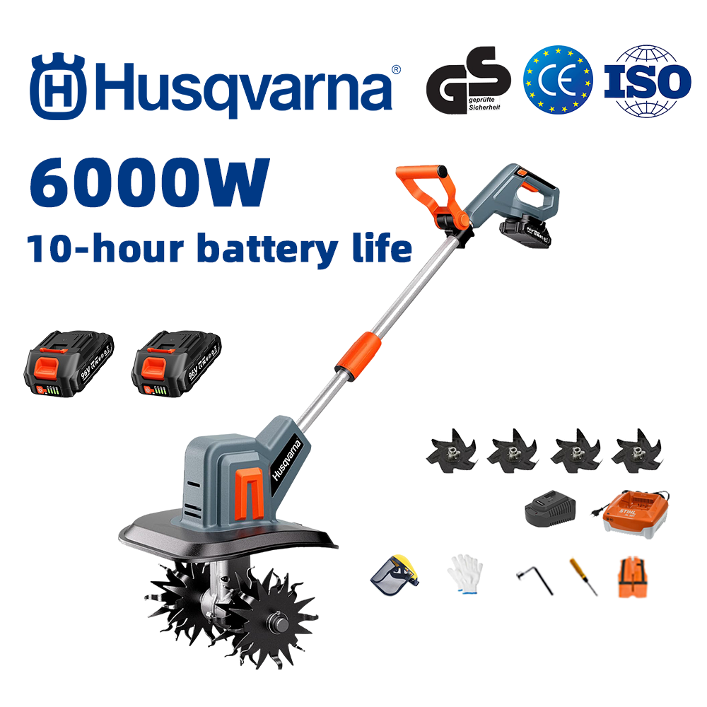 (Trajanje baterije: 10 sati) 6000W plug + 96V litijska baterija * 2 + brzi punjač * 1 + nož ​​pluga * 4 + razni dodaci